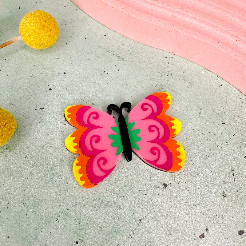 wave texture brooch for women -Mintcloud x Missy Minzy - Butterfly Brooch