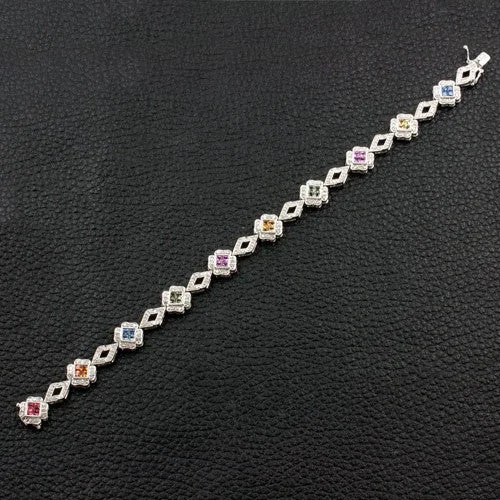 Ladies ancient gleam bracelets -Diamond & Precious Gemstone Bracelet