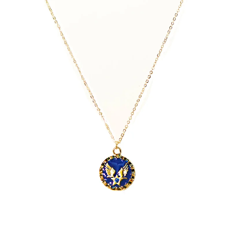 Ladies cozy fall necklaces -US Air Force Necklace