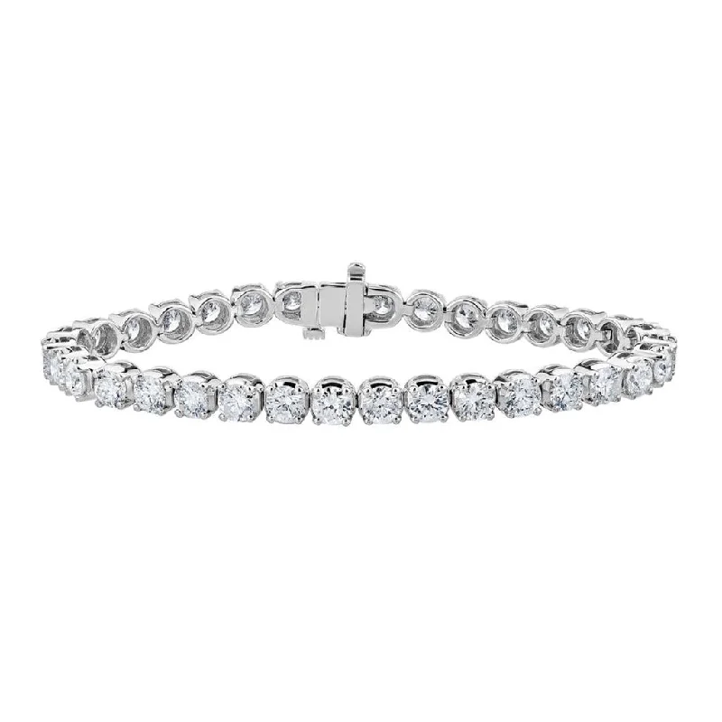 Ladies heirloom glow bracelets -White Gold 5CT Diamond Tennis Bracelet