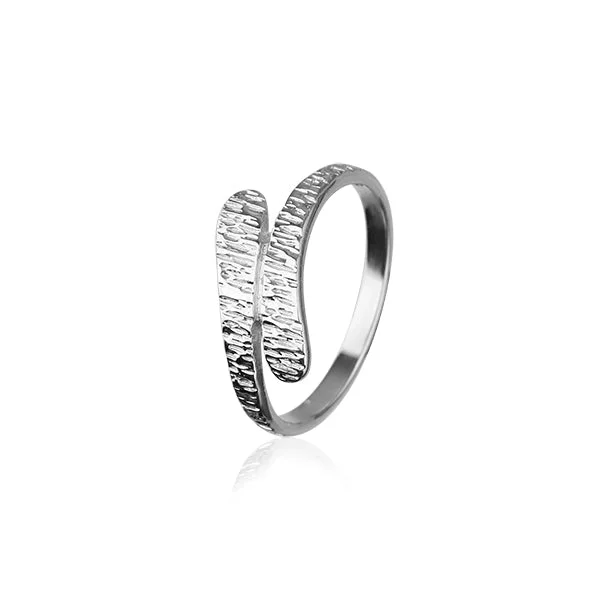 bohemian style rings for women -Meira Silver Ring R354