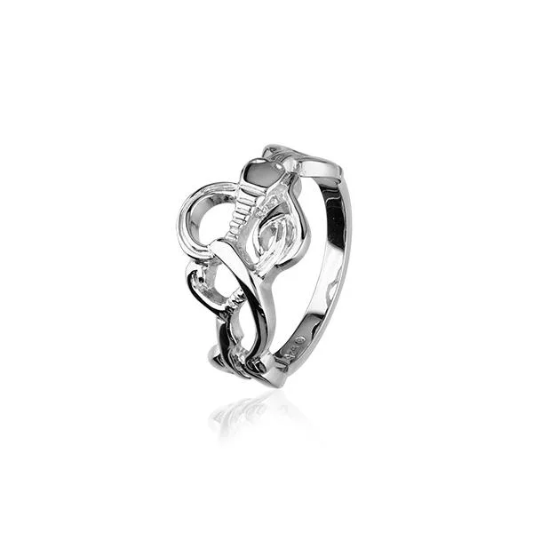 ladies casual rings for everyday -Sterling Silver Ring R140