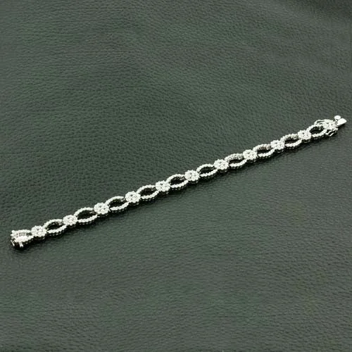 Ladies leafy charm bracelets -Diamond Bracelet