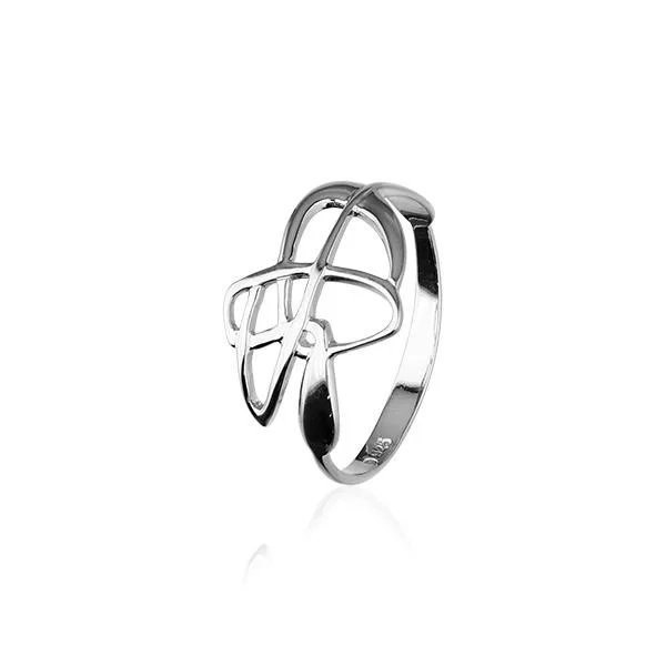 oxidized finish rings for women -Celtic Sterling Silver Ring R150