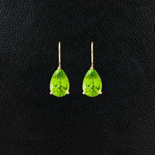 minimalist stud earrings for women -Peridot Earrings