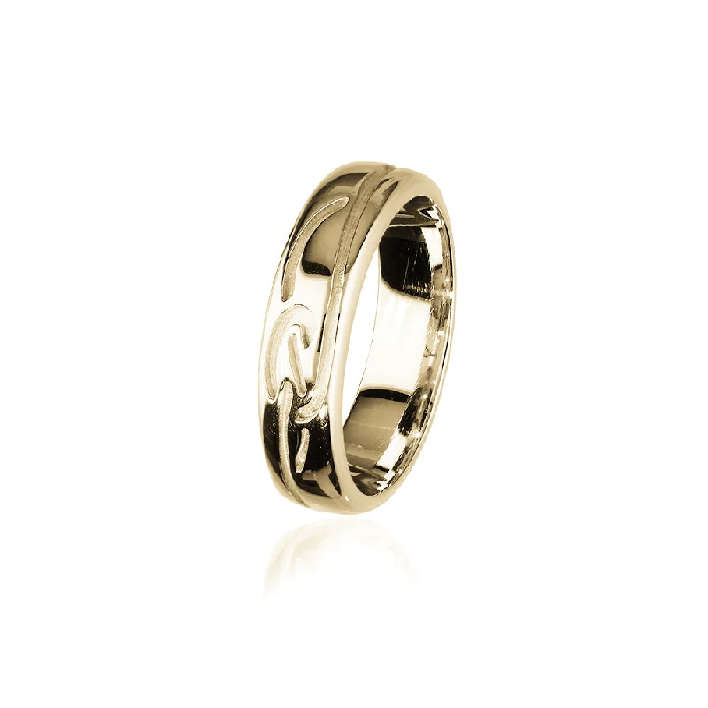 minimalist hoop rings for women -Celtic Gold Ring GXR318