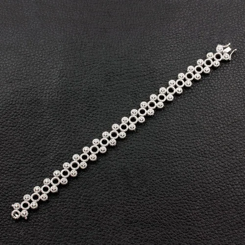 Ladies mythic gleam bracelets -Diamond Circles Bracelet