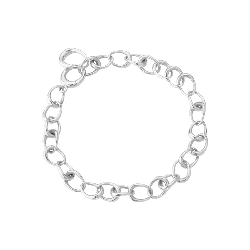 moonstone rings for women elegant -Silver Offspring Bracelet