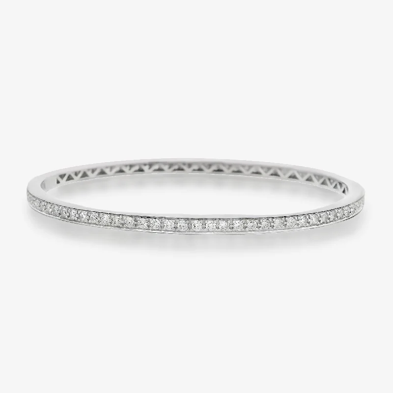 Ladies color splash bracelets -1.40CT Eternity Diamond Bangle Bracelet