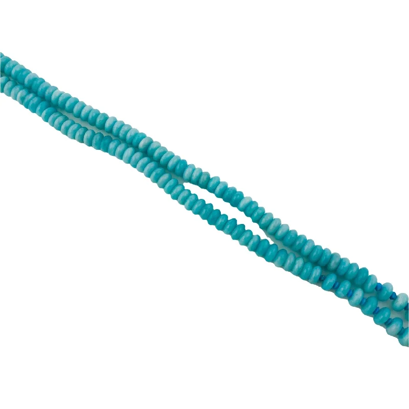 Ladies brilliant Swarovski necklaces -Lavender Amazonite Beaded Necklace