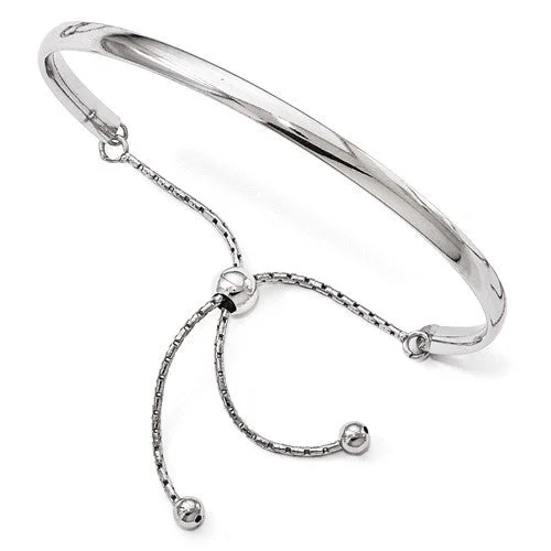 Ladies stellar star bracelets -Sterling Silver Adjustable Bangle Bracelet