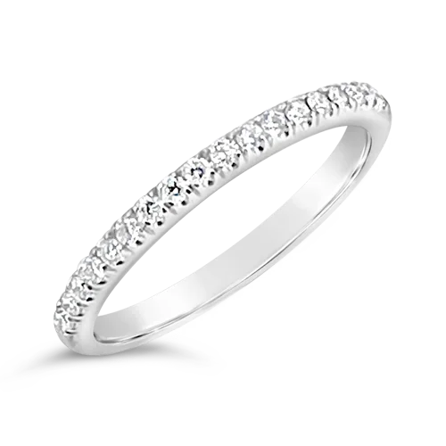 ladies rings etched florals -Diamond Wedding Band Ring