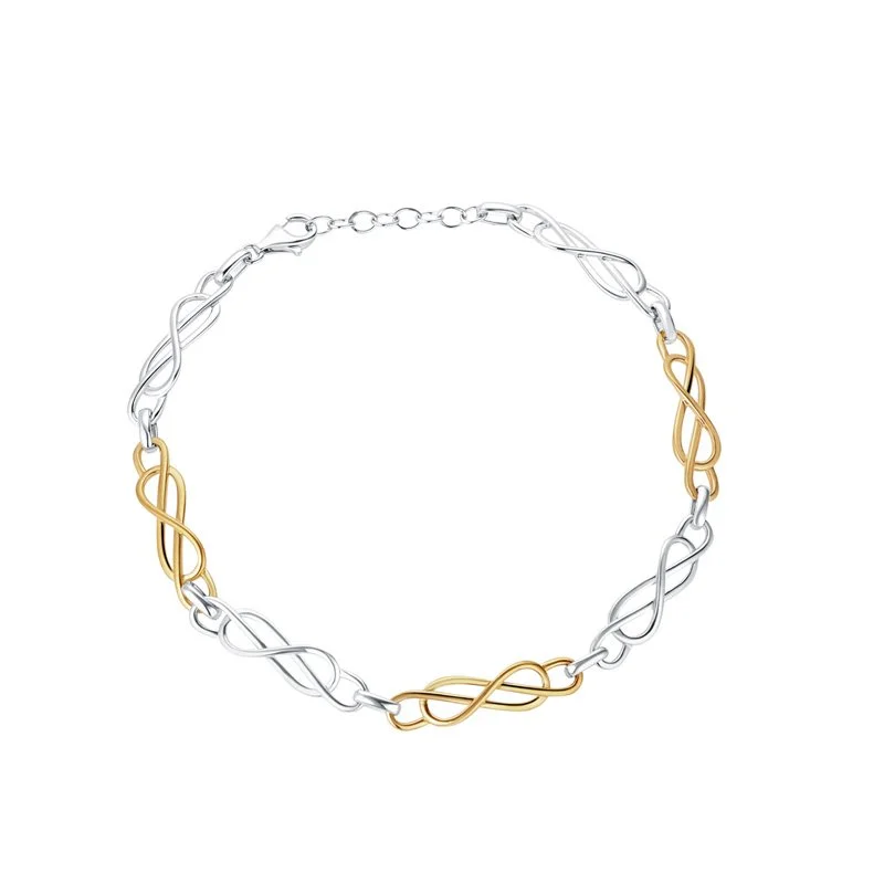 Ladies loose wrap bracelets -10K Gold & Sterling Silver Celtic Bracelet