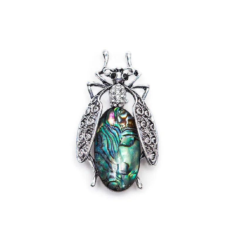 beaded brooch for women -Cicada Brooch