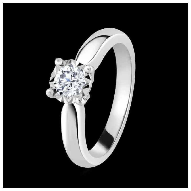 ladies gem rings dream themes -Platinum starlight set diamond ring