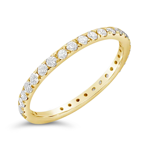 ladies birthstone rings with pendants -Diamond Eternity Band Ring