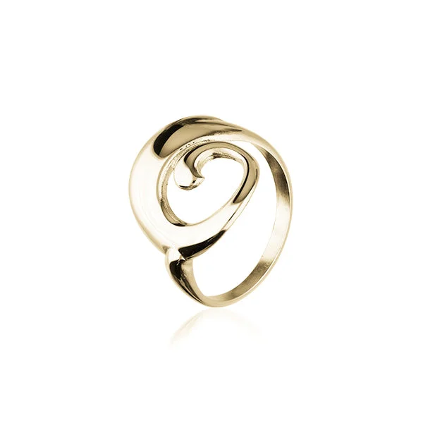 affordable ladies rings under 50 -Simply Stylish Gold Ring GR337