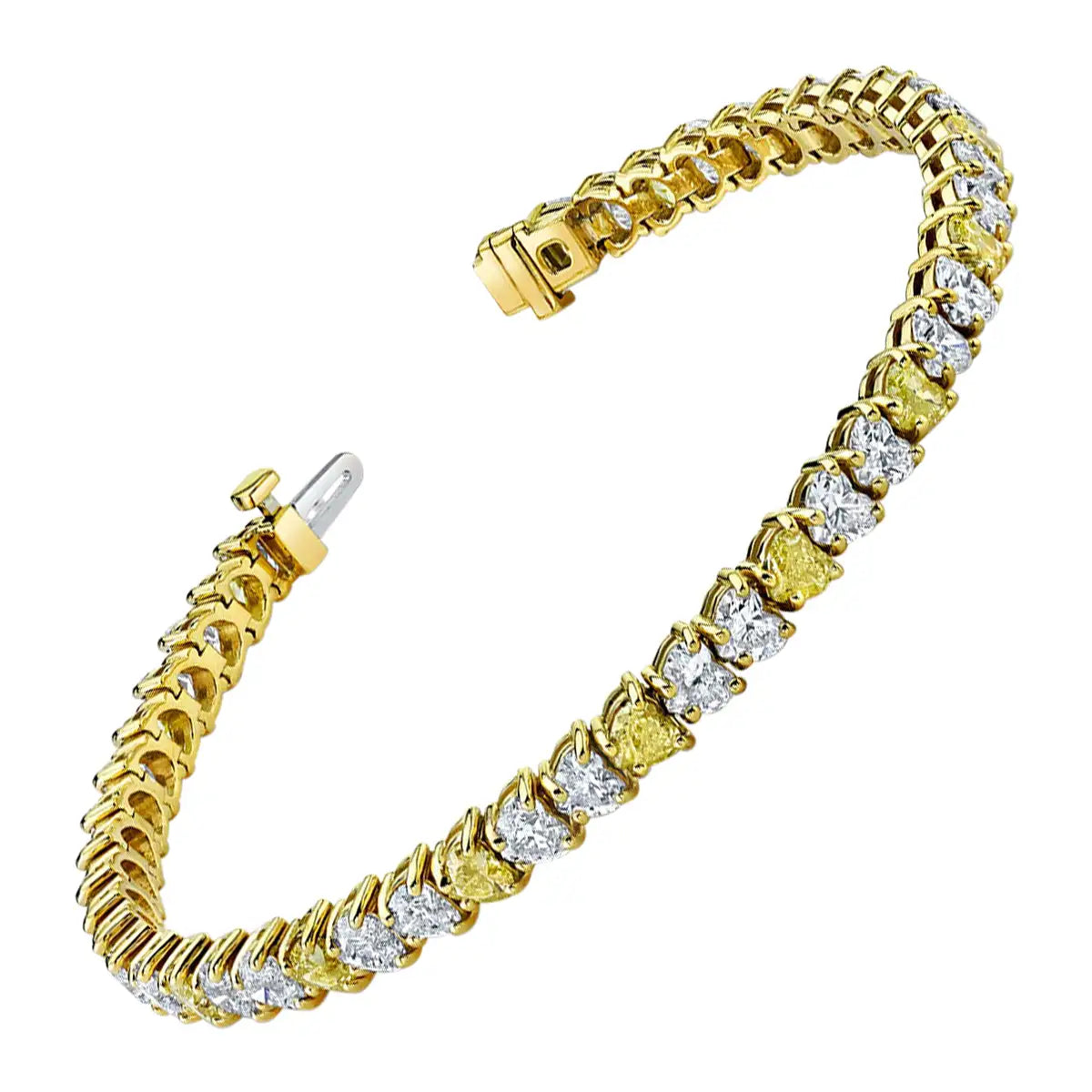 Ladies firm weight bracelets -Heart Shape Diamond Bracelet