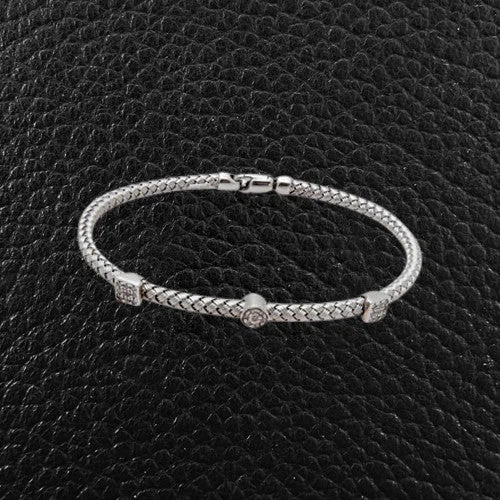 Ladies kitty paw bracelets -White Gold & Diamond Bracelet