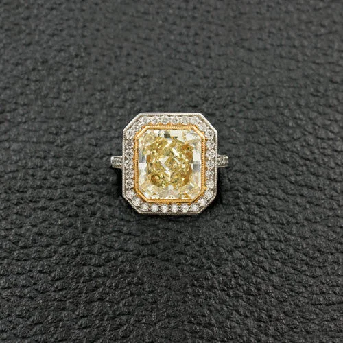 ladies yellow gold rings dots -Yellow Gold Diamond Ring